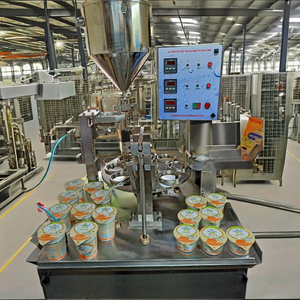 Máquina Automática para Llenar Vasos de Helado de 600 ml, Controlada por PLC, con Motor de Precisión al 100% y 1 Año de Garantía - Product Image 2