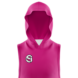 Sudadera sin mangas de forro polar sólido para hombre, corte regular, algodón/poliéster, antipilling, transpirable - Product Image 2