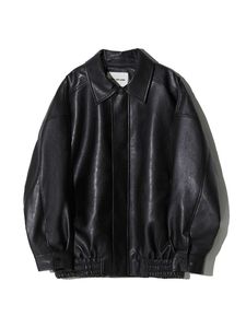 Dernières vestes d'hiver en cuir pour hommes, style streetwear, avec logo frontal, faible MOQ, prix de gros, pour la vente en ligne - Product Image 3