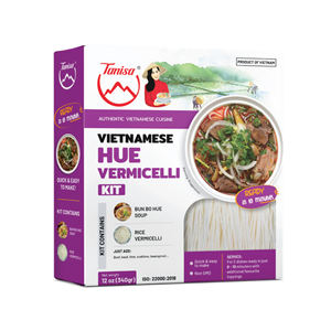 Kit de Comida Vietnamita Bun Bo Hue con Fideos Vermicelli – Producción Directa de Fábrica, Certificación FSSC, HALAL, ISO, HACCP, Precio de Fábrica - Product Image 1