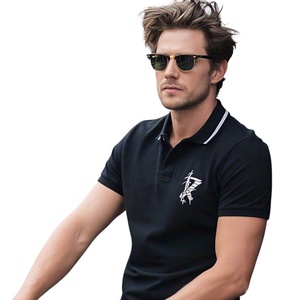 Nouveau design polos grande taille pour hommes Séchage rapide et respirant Décontracté à manches courtes avec revers T-Shirt grande taille - Product Image 1