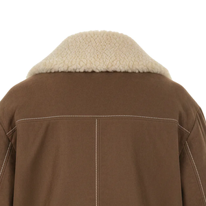 Genuine Leather <b>Shearling</b> <b>Jacket</b> for <b>Men</b> Premium Winter Fur Coat Aviator Biker Warm Luxury Durable Fashion Wear Fit - Product Image 2