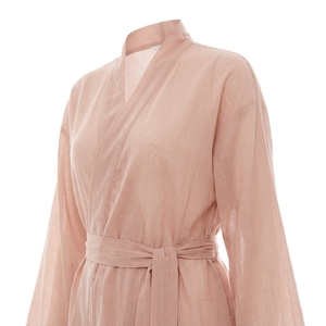 Bata Kimono para Mujer con Lazo Obi, Ropa de Estar por Casa, Bata Envolvente, OEM ODM, Venta al por Mayor, Fábrica, Impresión Personalizada - Product Image 2