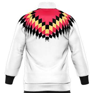 Ensemble survêtement polaire hiver homme grande taille respirant avec fermeture éclair, veste et pantalon, 100 % coton, sublimation, nouvelle collection 2026, vente en gros - Product Image 5