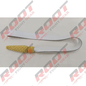Équipement de défense personnelle personnalisable de haute qualité Bullion Wire Sword Knots avec bracelet en cuir de conception réglable - Product Image 2