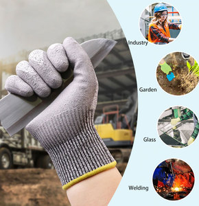 Guantes de Trabajo Resistentes con Logotipo OEM, Palma de Doble Capa de Gamuza y Cuero PU, Impermeables y Antideslizantes, Talla XL - Product Image 4
