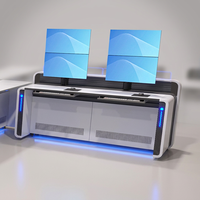 Console de salle de contrôle sur mesure, mobilier de centre de commandement industriel, poste de travail de surveillance et de dispatchage de sécurité - Fabricant