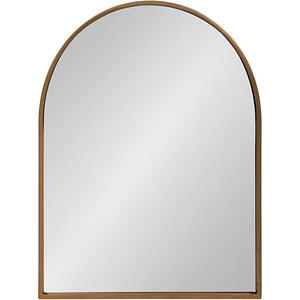 Miroir mural en métal arqué de style minimaliste pour la décoration résidentielle de luxe - Product Image 4