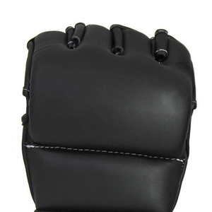 Wholesale Professional MMA Boxing Gloves Laced <b>Hook</b> and Loop Closure Leather Training Equipment Moisture Wicking MMA Gloves - Product Image 5