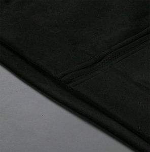 Trimpo Sports Black Rhinestone <b>Star</b> Pullover Hoodie Polyester/Rayon Fleece Eco-Friendly Waterproof Breathable Winter Sweatshirt - Product Image 5