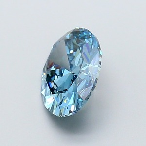 Diamant ovale brillant fantaisie bleu vif cultivé en laboratoire, clarté VS1, polissage excellent, pierre précieuse CVD de qualité supérieure, bijou de luxe étincelant - Product Image 3
