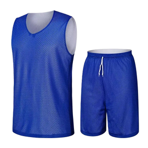 Conjunto de Uniforme de Baloncesto Sublimado Personalizado para Hombres y Jóvenes, Camisetas y Pantalones Cortos de Entrenamiento de Equipo de Tela de Malla Transpirable, Alta Calidad - Product Image 6