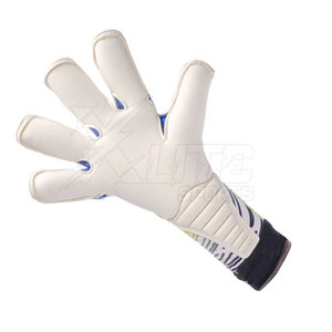 Gants de gardien de but pour jeunes, personnalisables, en cuir, antidérapants, avec paume souple et rembourrage en mousse, fermeture auto-agrippante – Nouveauté fournisseur - Product Image 5