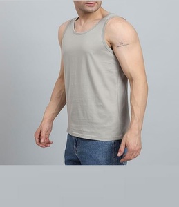 Débardeur de sport côtelé pour homme de haute qualité, coupe musclée, avec logo personnalisé - Product Image 5