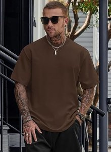 Camiseta Oversize Boxy para Hombre, Estampado Personalizado, Algodón Pesado, Hombros Caídos, Ropa Urbana - Product Image 5
