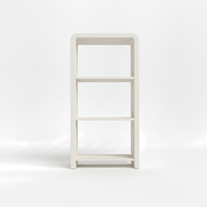 Eco-Friendly Modern Home Furniture 3-Shelf Display Shelf Bookcase <b>Storage</b> Rack Shelving Unit Open Backless Rubber Wood MDF Oak - Product Image 1