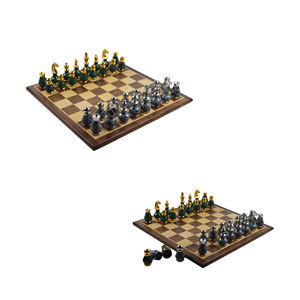 Juegos de Ajedrez Esmaltados Hechos a Mano con Material Sólido y Aspecto Moderno, Juego Decorativo de Entretenimiento - Product Image 6