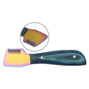 Cuchillo de aseo para mascotas de alta calidad | Cuchillo de Aseo para mascotas | Juego de aseo para mascotas Deshedding logotipo personalizado hecho en Pakistán - Product Image 4