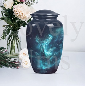 Urna de cremación para ciervos, grande y con diseño que evoca la esencia, recuerdo duradero para cenizas humanas, urna conmemorativa decorativa para homenaje y recuerdo. - Product Image 3