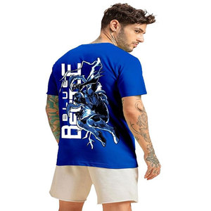 Camiseta de Manga Corta para Hombre HIC 2025, Color Sólido, 180 g/m², Alta Calidad, 100% Algodón, Hombros Caídos - Product Image 3