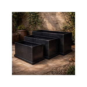 Macetas de Jardín Rectangulares Ligeras y Duraderas de Fibra de Vidrio de Alta Calidad para Interiores y Exteriores - Product Image 1