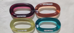 Cadena Decorativa de Resina Colorida Estilo Art Deco para Colgar en la Pared, con Logotipo Personalizable, Disponible en Tamaños Grandes y Pequeños - Product Image 2