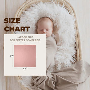 Soft Knotted Baby <b>Swaddle</b> <b>Wrap</b> Perfect for Newborn Sleep and Daily Use - Product Image 4