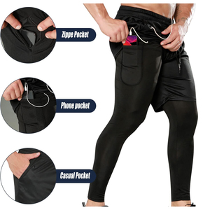 2026 Awrah <b>Shorts</b> Men's Solid Color Quick Dry Sport <b>Shorts</b> <b>With</b> Drawstring Mid Waist Pockets Capri Length <b>Spandex</b> Polyester - Product Image 3