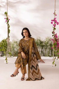 Vestido de verano Faisalabad, trajes de algodón/tela para mujer, ropa de verano, trajes de algodón/tela de diseñador, shalwar kameez para damas - Product Image 4