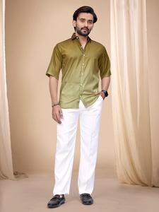Shirt for men and Tunic for <b>women</b> Dual Shade Combo: Men <b>Kurta</b> Shirt & <b>Women</b> Tunic: Festive and regular Couple Wear: <b>Women</b> Tunic - Product Image 6