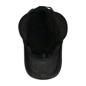 Premium Genuine Napa Leather Winter Ear Flaps Baseball Cap Adjustable Leather Aviator Hat Warm Outdoor Leather Cap Manufacturer - Product Image 3
