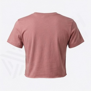T-shirt court moulant sexy à manches courtes pour femmes européennes et américaines, couleur personnalisable, tenue tendance et douce pour femmes - Product Image 2