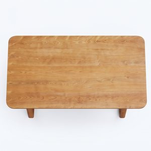 Modern Handcrafted <b>Solid</b> Teak <b>Wood</b> Dining Table Minimalist Rectangle Kitchen Furniture Eco Friendly Sustainable Wooden <b>Desk</b> - Product Image 3