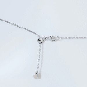 สร้อยคอจี้เพชรสีขาวรูปหยดน้ำสำหรับห้องปฏิบัติการ - Product Image 4