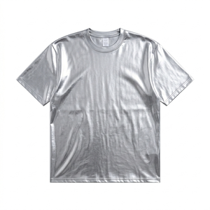 Camiseta de Algodón con Logotipo Personalizado para Hombre, Peso Pesado 260GSM, Tallas Grandes, Camisetas Lisas con Estampado 3D, Estilo Casual - Product Image 4