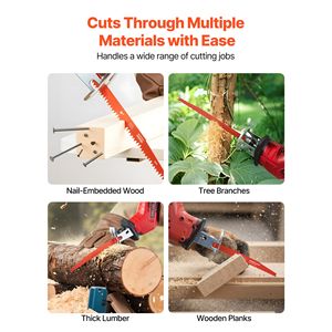 Confezione da 25 Lame per Sega a Gattuccio Bimetalliche 6/12 TPI, Gambo Universale, Denti Affilati per Taglio Rapido - Product Image 3