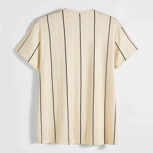 Camiseta Negra de Manga Corta para Hombre con Diseño de Puntos Brillantes, Cuello Redondo, Estilo Casual, Tejido Transpirable, Corte Regular - Product Image 3