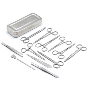 13pcs Minor Surgery Instrument Set Stainless Steel Manual Basic Surgical Kit <b>Precision</b> <b>Tools</b> for General Medical Procedures - Product Image 1