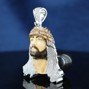 Colgante de Lujo Personalizado con Diamantes Moissanite VVS, Diseño 3D, Plata de Ley S925, Chapado en Oro de 18K, Estilo Hip Hop - Product Image 3