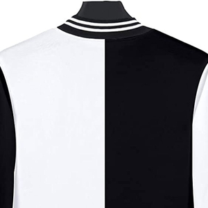 Vestes universitaires pour hommes en gros – Personnalisation du logo, vestes universitaires unies pour hommes, respirantes, mode personnalisée, OEM - Product Image 3