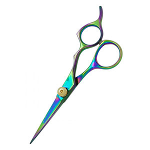 Hair Scissors German Stainless Steel Sharp <b>Blade</b> Medium Handle Multi Color Professional <b>Barber</b> Salon Scissors Gold Screw Hair - Product Image 4