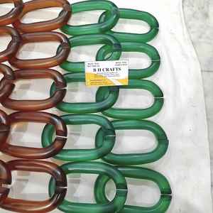 Grande Décoration Murale en Chaîne de Résine, Séparateur de Pièce, Accessoires de Rideau avec Motif Amour, Toutes les Couleurs Disponibles - Product Image 3