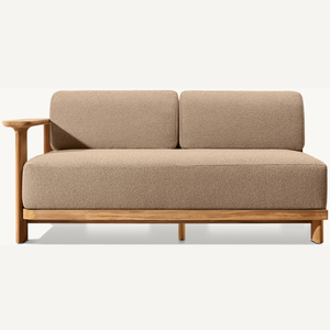 Sofá resistente en oferta para dos personas, ideal para interiores en la sala de estar, para una decoración cómoda del hogar. - Product Image 1