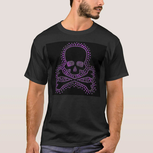 Men’s Black Rhinestone Star Full T-Shirt Luxury <b>Sparkly</b> Studded Shiny Short Sleeve Streetwear <b>Top</b> for Party and Fashion - Product Image 3