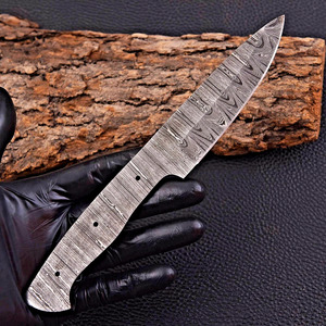 Cuchillo de Cocina de Acero de Damasco Hecho a Mano, Hoja en Bruto para Fabricación DIY, Componente para Fabricantes, Proveedor Mayorista - Product Image 4