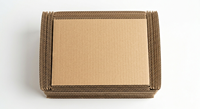 Carton ondulé couleur personnalisée : Carton recyclé à ondulation B/C/E/BC/BE, feuille double face enduite anti-ondulation pour impression offset