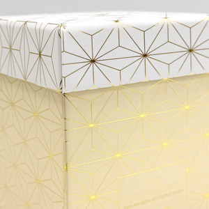 Caja de Regalo Cuadrada Rígida de Papel de Arte Premium para Bebidas, Estructura Especial con Solapa Abatible, Estampado en Lámina Dorada, Diseño Multicapa, Personalizable - Product Image 2