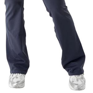 Pantalon évasé ultra taille haute bleu marine pour femme – Extensible, idéal pour le sport, le fitness, le yoga et l'entraînement – Vêtement de sport performant et doux - Product Image 6