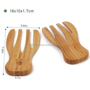 Juego de Cubiertos de Madera Ecológicos de Alta Calidad, 2 Piezas, de Acacia y Mango Natural, para Servir Ensaladas, para Fiestas y Uso en la Cocina - Product Image 4