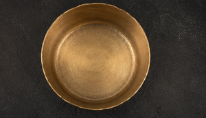Cuenco de Metal Pesado con Tapa y Textura Dorada, Decoración para Hogar u Oficina, Centro de Mesa, Suministro al por Mayor - Product Image 5
